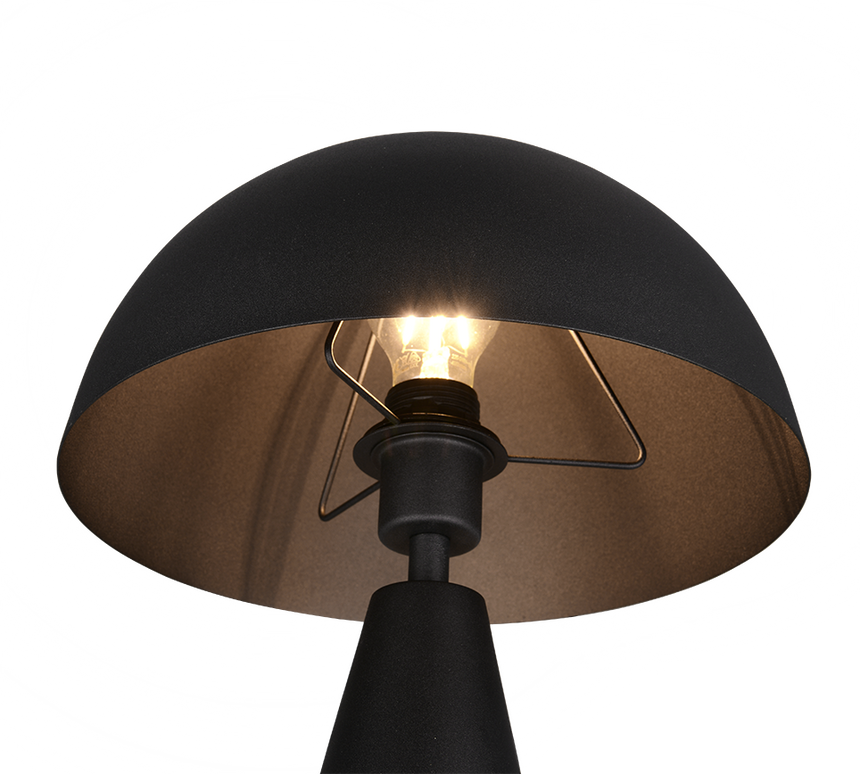 Lámpara de sobremesa Trio Alfie negro mate 43cm 565000132 - vista 2