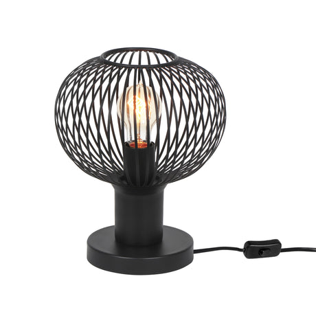 Lámpara de sobremesa Trio Gila LED negro mate 2700K 565700132