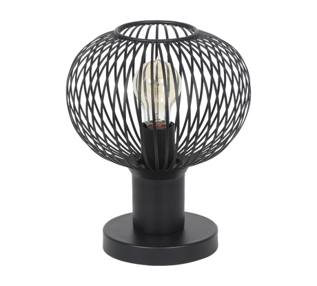 Lámpara de sobremesa Trio Gila LED negro mate 2700K 565700132