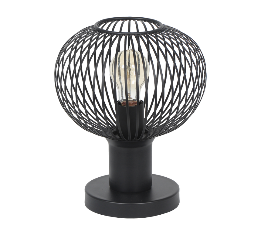 Lámpara de sobremesa Trio Gila LED negro mate 2700K 565700132