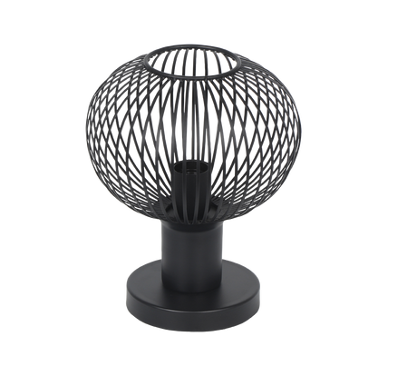 Lámpara de sobremesa Trio Gila LED negro mate 2700K 565700132