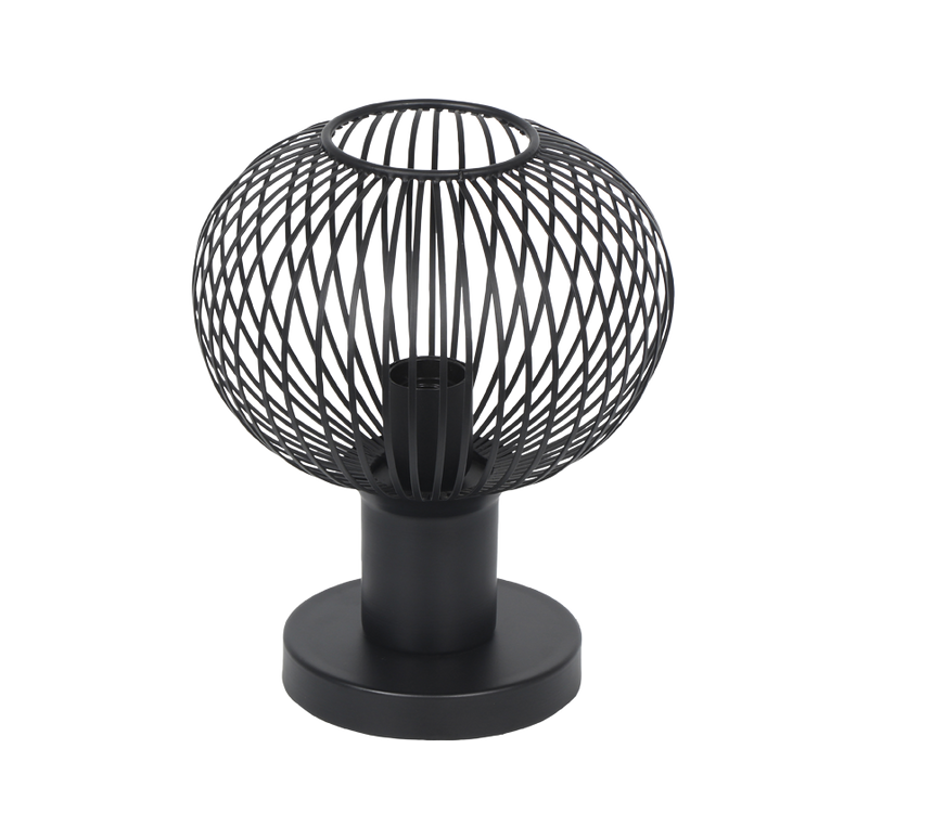 Lámpara de sobremesa Trio Gila LED negro mate 2700K 565700132