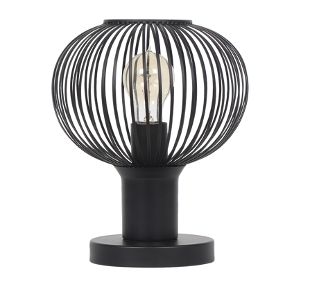 Lámpara de sobremesa Trio Gila LED negro mate 2700K 565700132