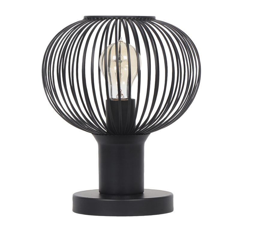 Lámpara de sobremesa Trio Gila LED negro mate 2700K 565700132