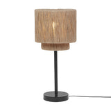Lámpara de sobremesa Trio Smilla LED negro mate 3000K 45cm 566800136