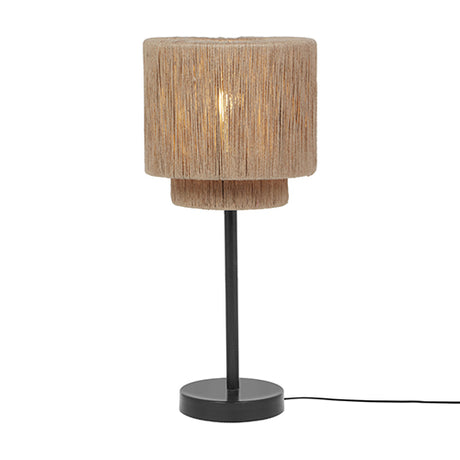 Lámpara de sobremesa Trio Smilla LED negro mate 3000K 45cm 566800136