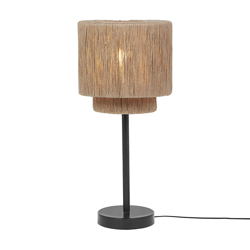 Lámpara de sobremesa Trio Smilla LED negro mate 3000K 45cm 566800136