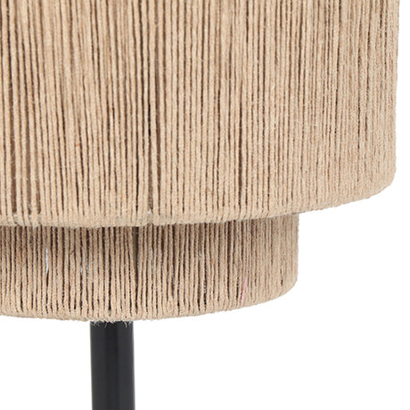 Lámpara de sobremesa Trio Smilla LED negro mate 3000K 45cm 566800136