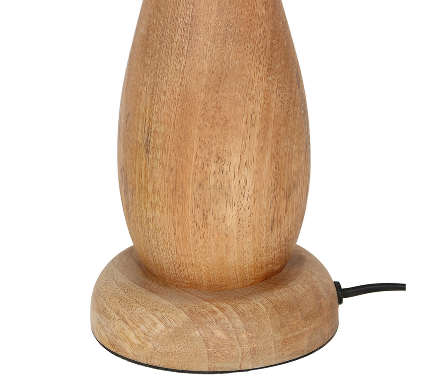 Lámpara de sobremesa Trio Toba madera natural 54cm 567200130 - vista 3