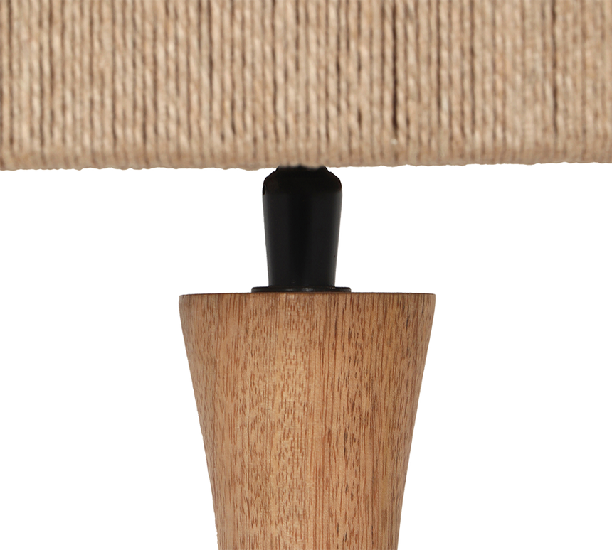 Lámpara de sobremesa Trio Toba madera natural 54cm 567200130 - vista 4