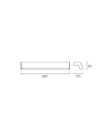 LEDS-C4 CONCEPT-M 05469921M1 Aplique para baño 1 luz cromo