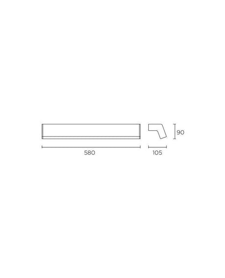 LEDS-C4 CONCEPT-M 05469921M1 Aplique para baño 1 luz cromo