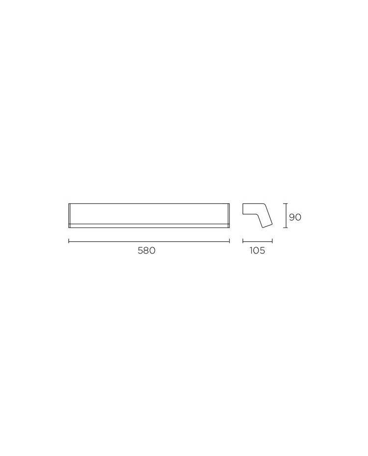 LEDS-C4 CONCEPT-M 05469921M1 Aplique para baño 1 luz cromo