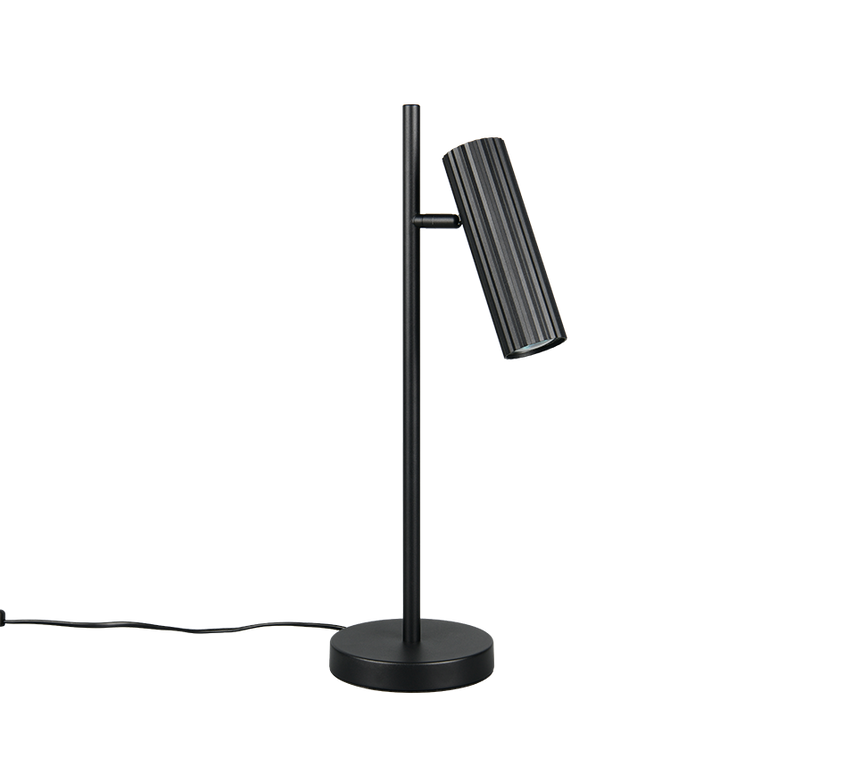Lámpara de sobremesa Trio Soka LED negro mate 3000K 50cm 567700132