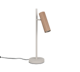 Lámpara de sobremesa Trio Soka LED marrón café 3000K 50cm 567700165