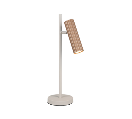 Lámpara de sobremesa Trio Soka LED marrón café 3000K 50cm 567700165