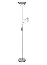 Lámpara de pie de salón MDC Doris LED 2 luces cromo 26W 567723526