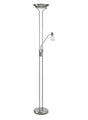 Lámpara de pie de salón MDC Doris LED 2 luces cromo 26W 567723526