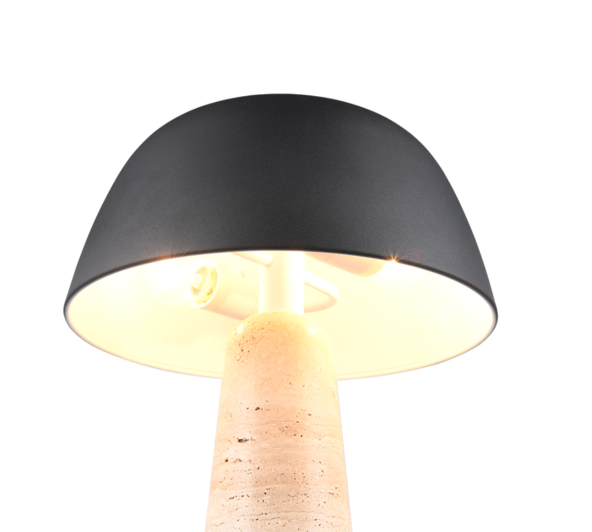 Lámpara de sobremesa Trio Timba LED fawn 2700K 41cm 567800232