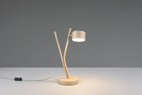 Lámpara de sobremesa Trio Coda LED warm beige 2700K 37,5cm 569000143