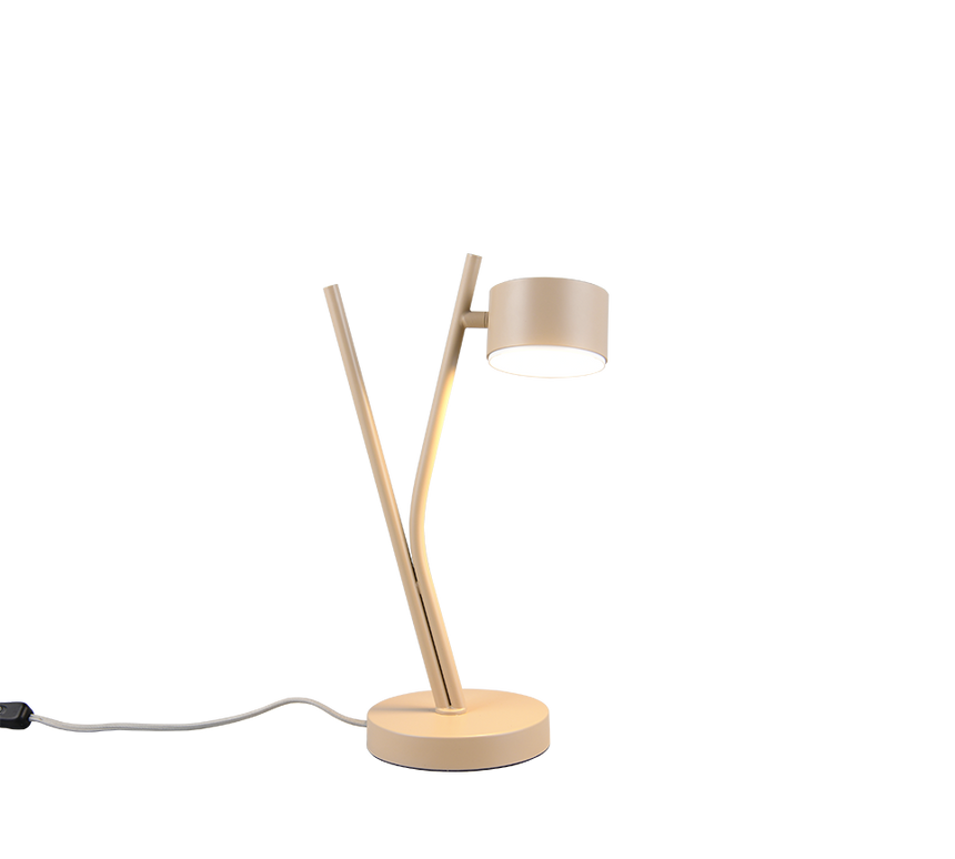 Lámpara de sobremesa Trio Coda LED warm beige 2700K 37,5cm 569000143