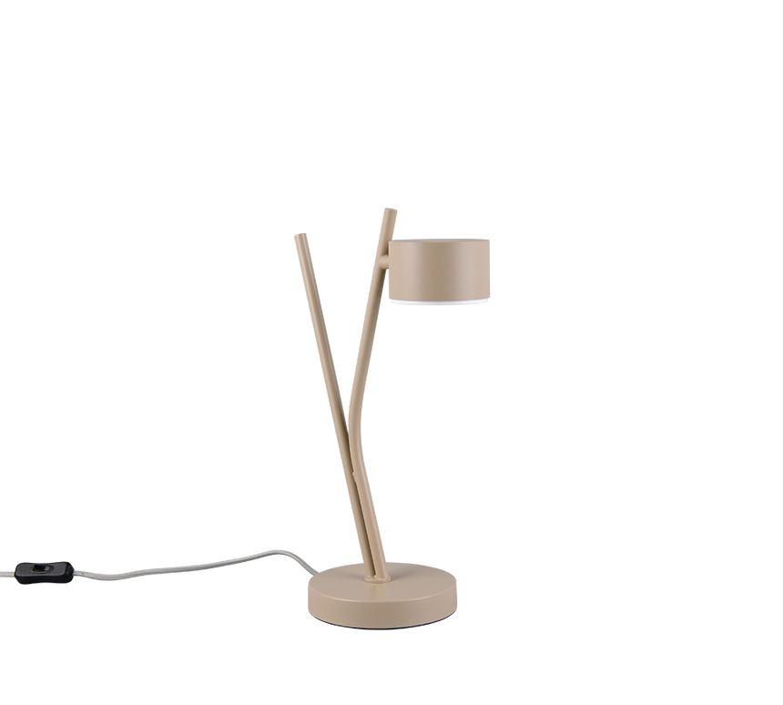 Lámpara de sobremesa Trio Coda LED warm beige 2700K 37,5cm 569000143