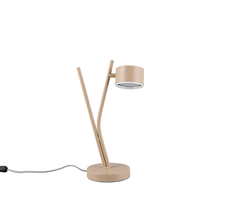 Lámpara de sobremesa Trio Coda LED warm beige 2700K 37,5cm 569000143