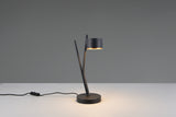 Lámpara de sobremesa Trio Coda LED negro y dorado 2700K 37,5cm 569000180