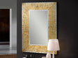 Espejo Schuller Aurora pan de oro y laca negra 80x120cm 569106