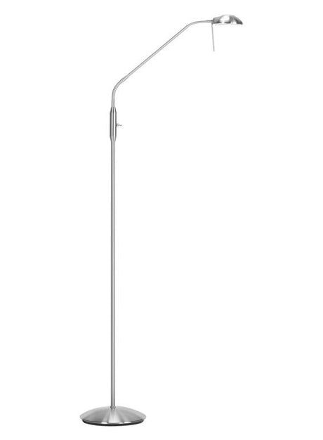 Lámpara de pie de salón MDC Dyle LED cromo gris 3000K 6W 569613525