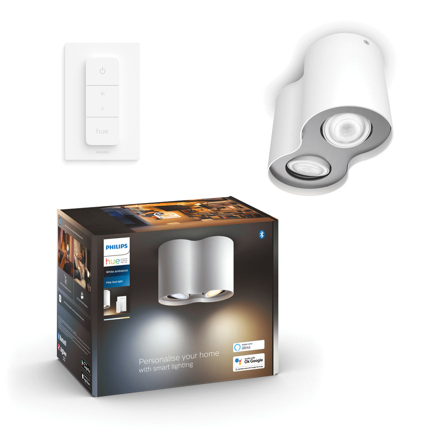 Philips Hue Foco Pillar blanco White Ambiance 5W 871951433846300 350lm