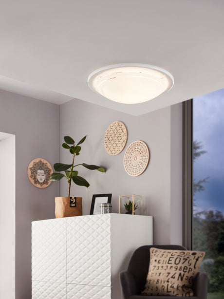 EGLO PLAFON PLANET 1 BLANCO EGLO83153