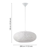 COLGANTE CAMPILO RATAN BLANCO