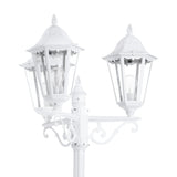 Farola de exterior EGLO Navedo blanco E27 IP44 220cm Ø56cm 93454 - imagen 4