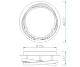 Plafón Ofertas-3 Dto 50% Mantra gris oscuro 5727