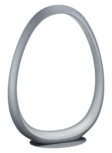 Lámpara de sobremesa MDC Ring LED plata 4000K regulable 4W 573343221