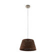 EGLO96469 COLGANTE DONADO RATAN MARRON 1L