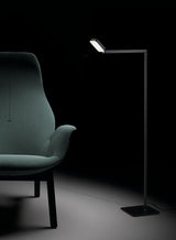 Lámpara de pie de salón MDC Finess LED níquel 3000K 6W 574019720