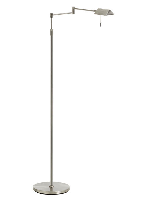 Lámpara de pie de salón MDC Lite LED níquel 3000K regulable 10W 575049720