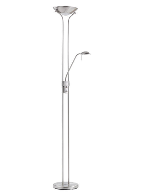 Lámpara de pie de salón MDC Dina LED cromo 3000K IP20 18W 575243520