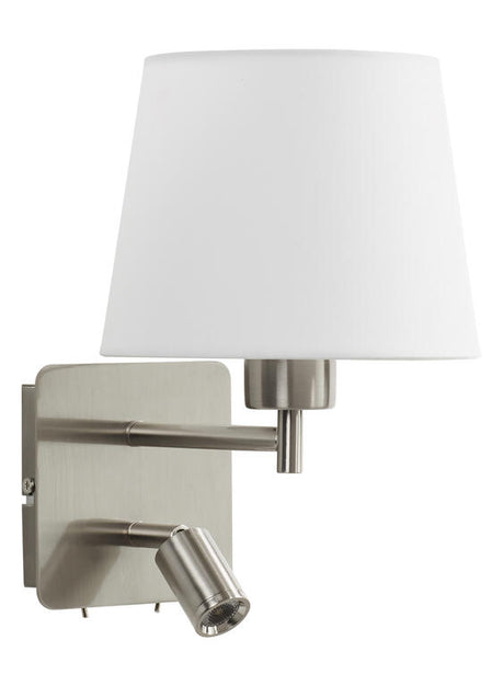 Aplique de pared MDC Mailand LED blanco negro orientable 3000K IP20 20W 575573525