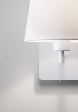Aplique de pared MDC Mailand blanco gris 20W 575593525