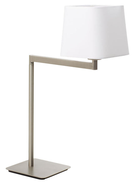Lámpara de sobremesa MDC Finess níquel 20W 575819760
