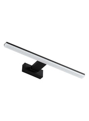 Aplique para espejo MDC Tiwall LED negro mate 3000K IP44 45cm 12W 575979109