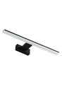 Aplique para espejo MDC Tiwall LED negro mate 3000K IP44 45cm 12W 575979109