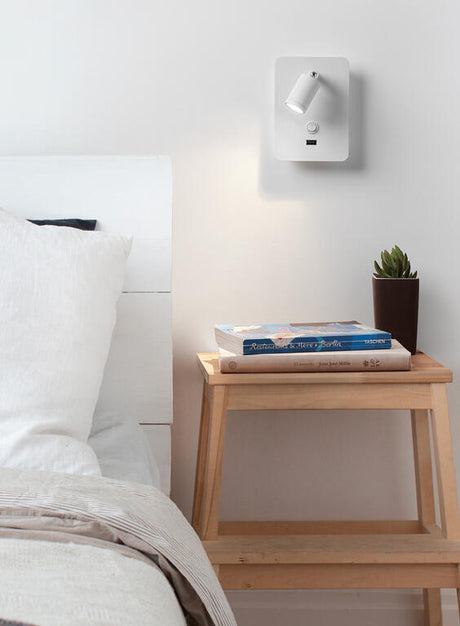 Aplique de pared MDC USB LED blanco 3000K IP20 3W 576018102