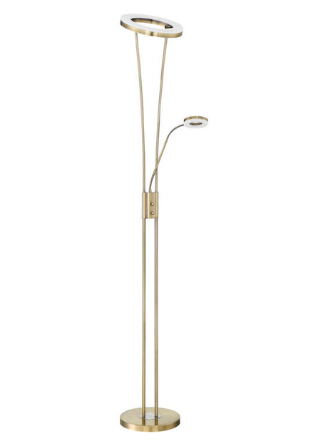 Lámpara de pie de salón MDC Anello LED dorado 3000K 30W 576084302