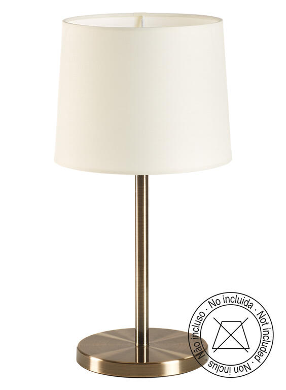Lámpara de sobremesa MDC Roomer E27 medalla IP20 576814416