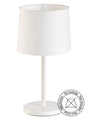 Lámpara de sobremesa MDC Roomer E27 blanco IP20 576818116