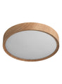 Plafón de techo MDC Asli LED efecto roble claro CCT IP44 Ø33,4cm 24W 577105542